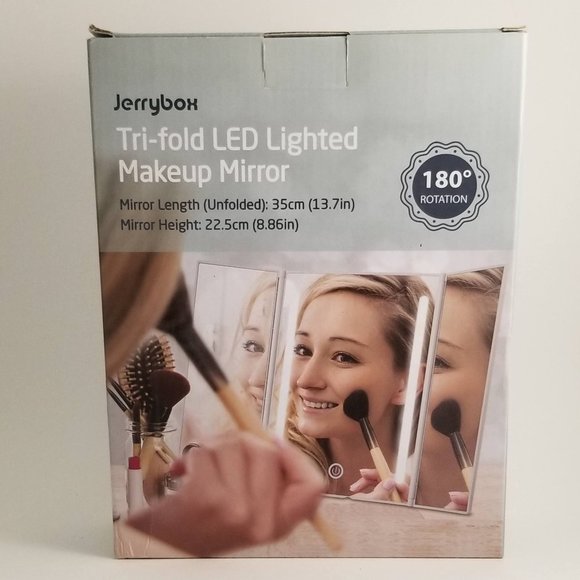 JerryBox Makeup Vanity Mirror with LED Lights - Picture 1 of 3